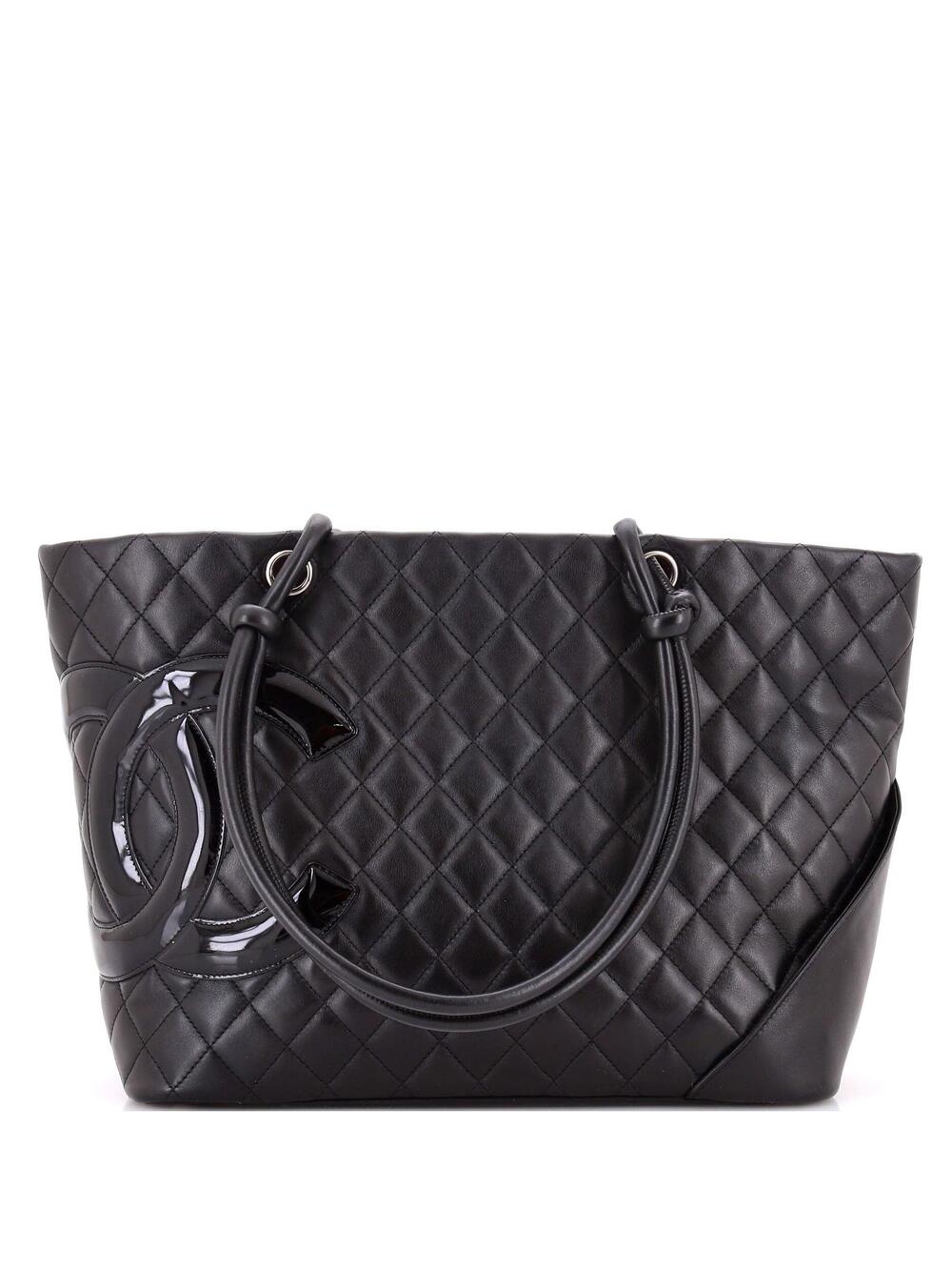 Chanel Cambon Tote Quilted Leather #365431C21B